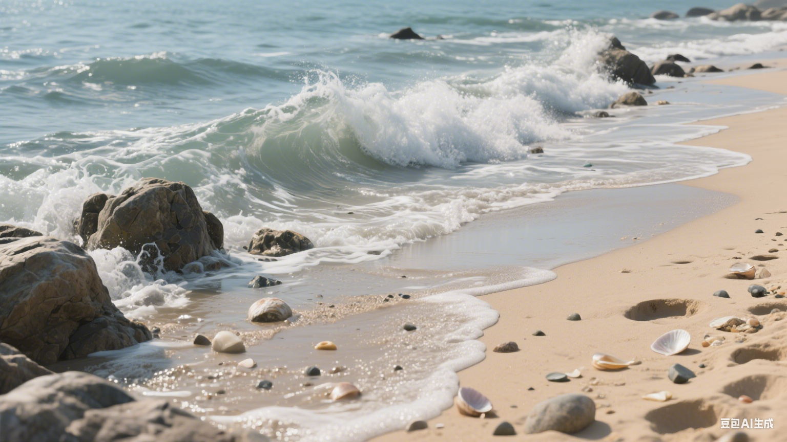 海浪超会 “搞破坏”！沙滩和礁石都被它悄悄改变了