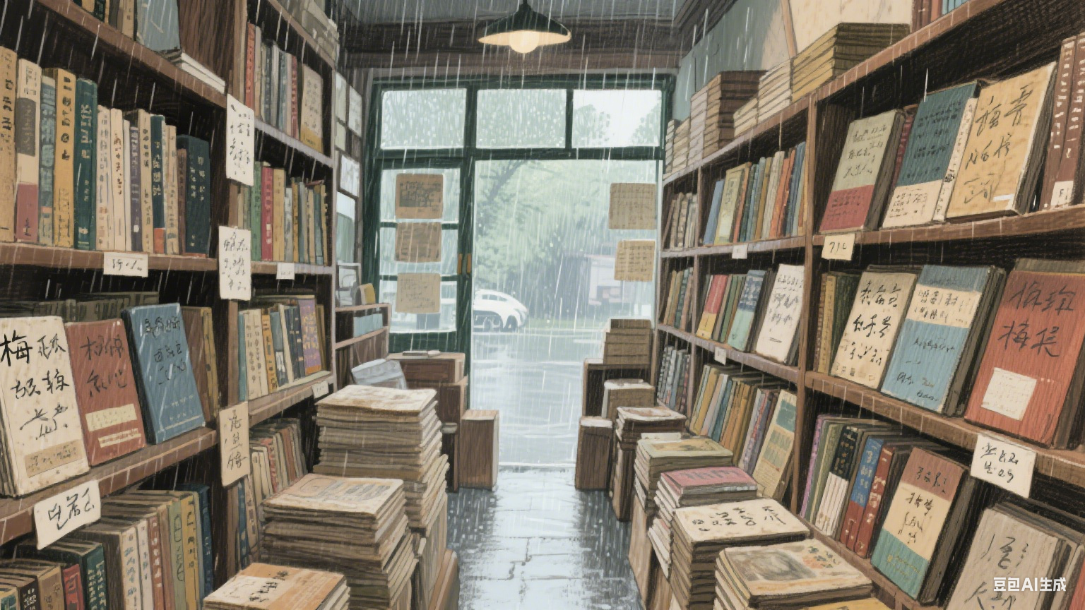 巷子里的旧书店，藏着多少人的青春碎片