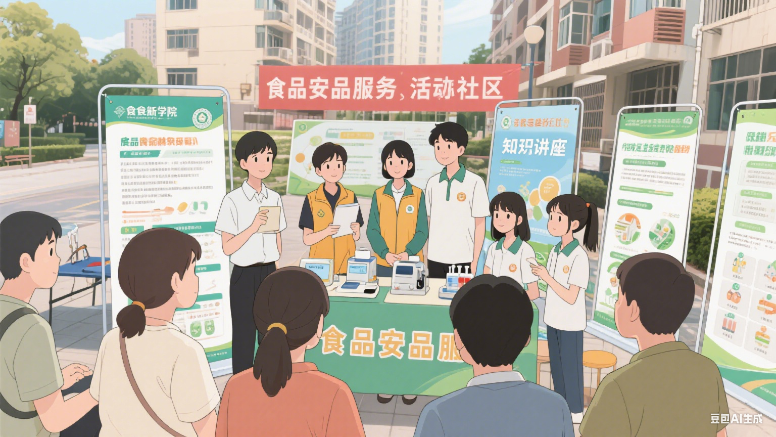 食品学院开展 “食品安全进社区” 活动 惠及 2000 余名居民