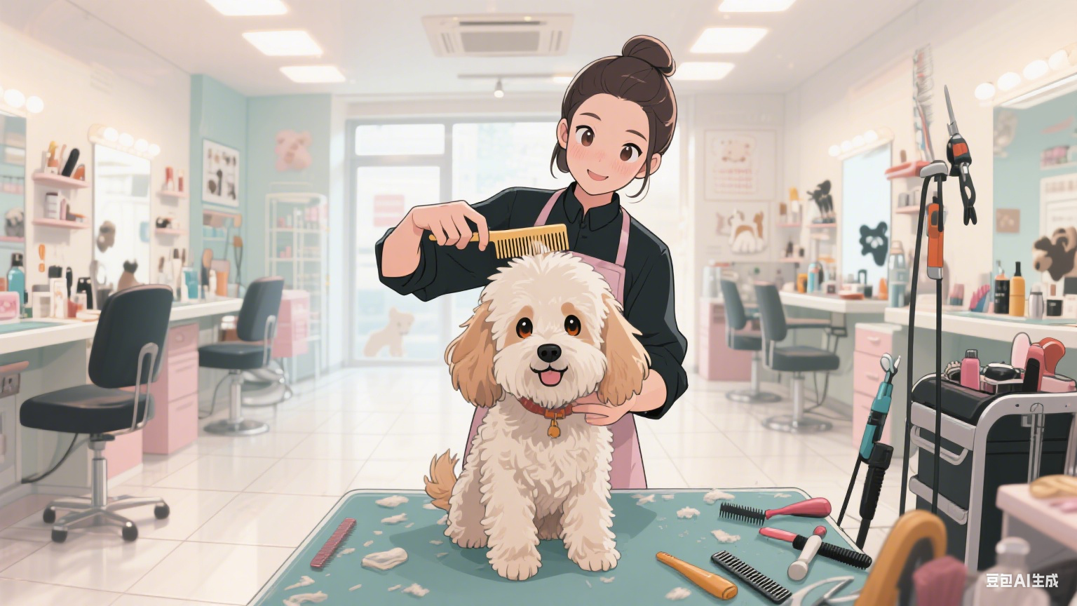 给毛孩子的精致日常：宠物美容里的爱与细节