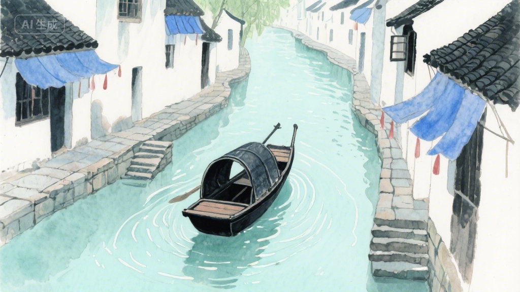 乌篷船：江南水韵里的千年诗行