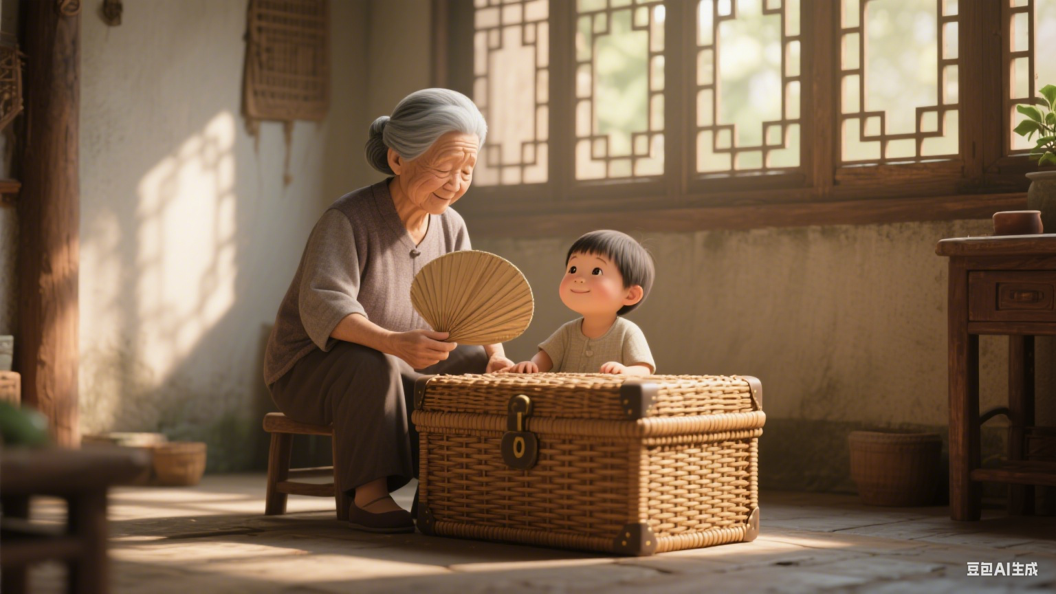 外婆的旧藤箱，藏着我整个童年的暖