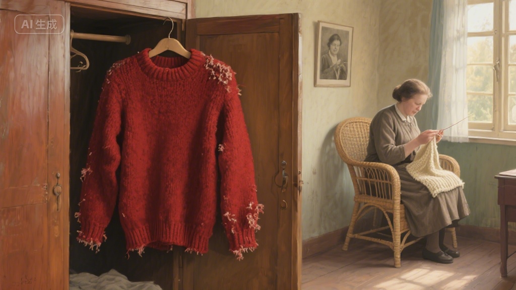 那件起球的旧毛衣，藏着我整个冬天的暖