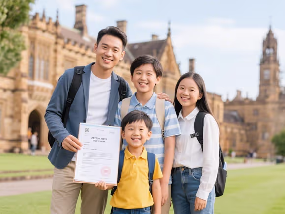 全家积蓄留学怎么办手续
