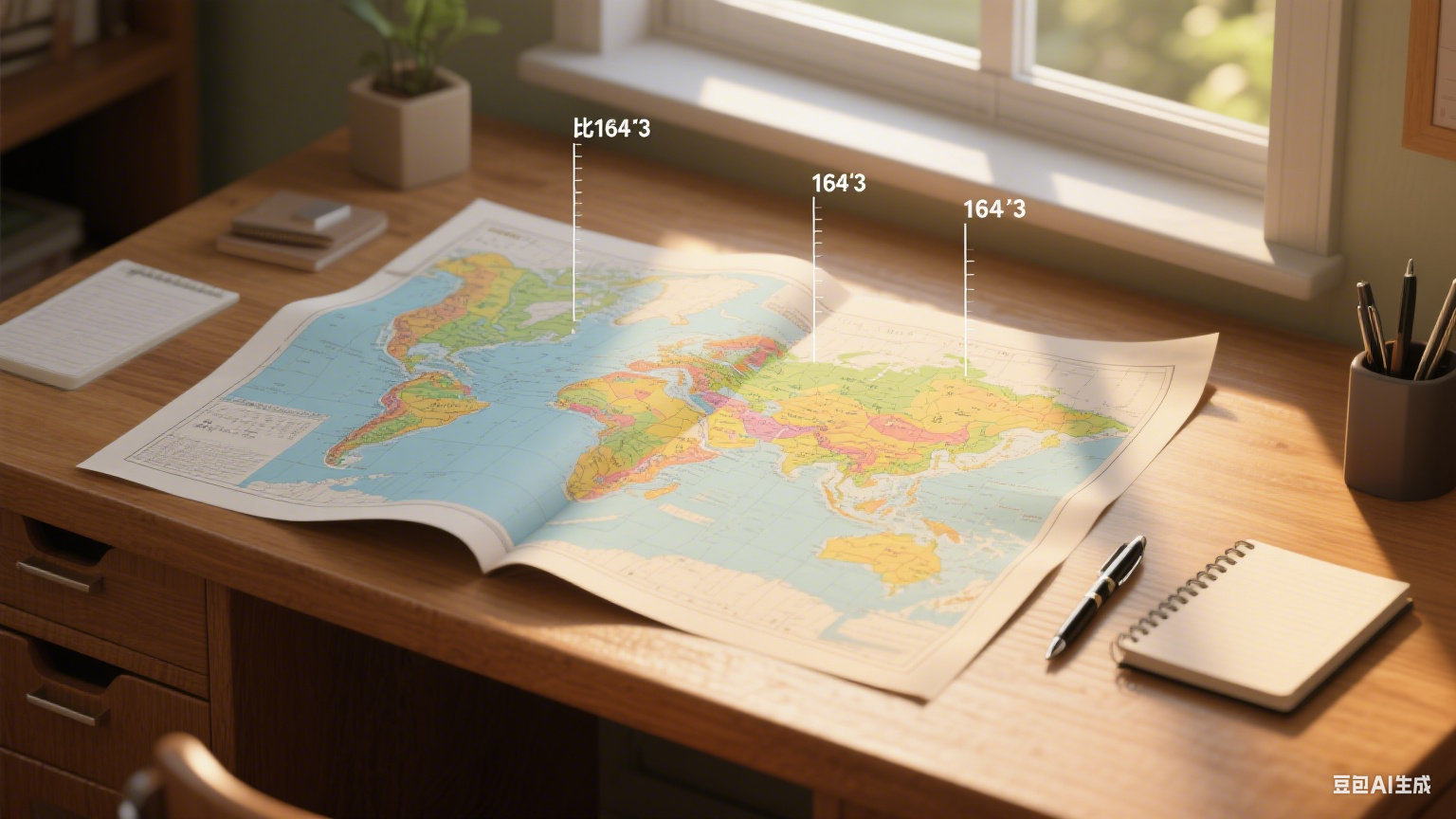 比例尺：解读空间维度的关键工具