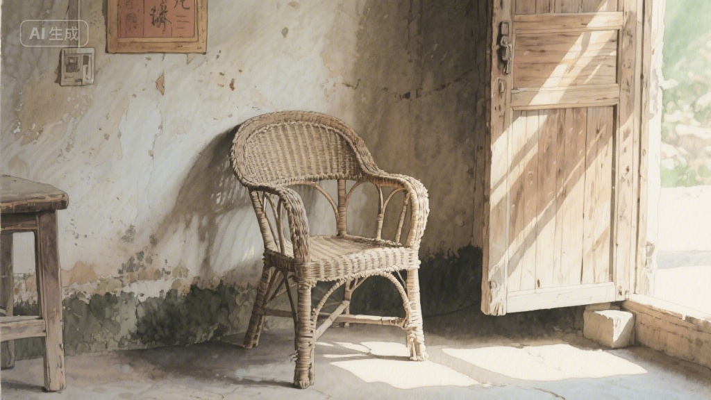 外婆的老藤椅，藏着我半生的暖