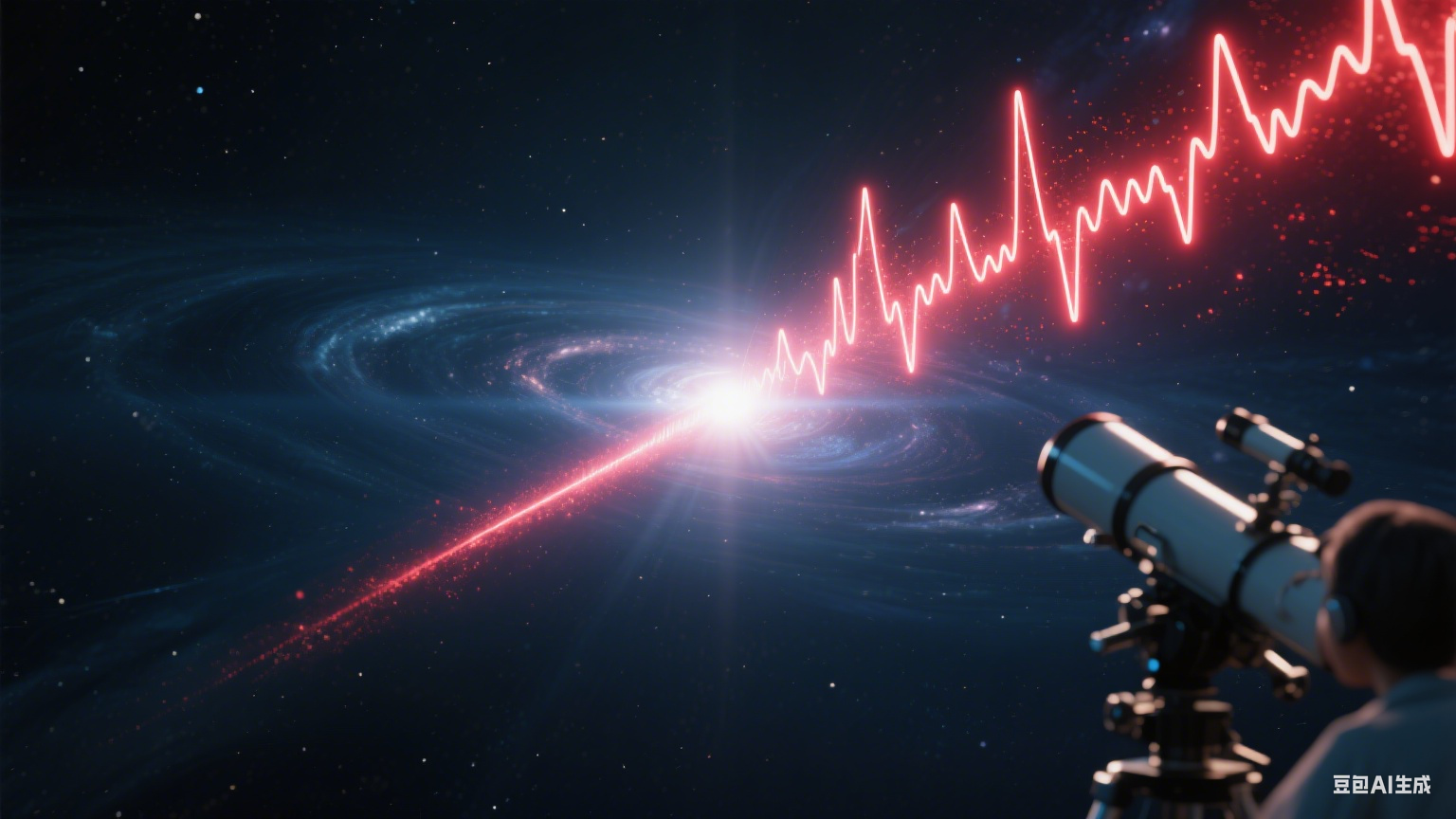 星轨深处的绯红絮语