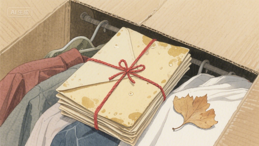 旧书信里的时光褶皱