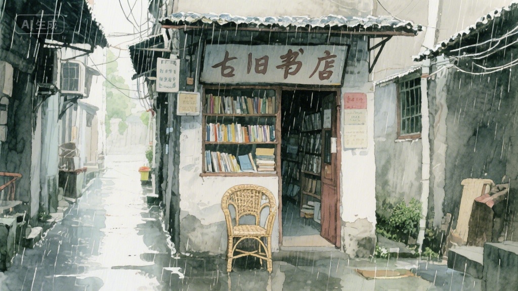 巷子里的旧书店，藏着多少人的青春碎片