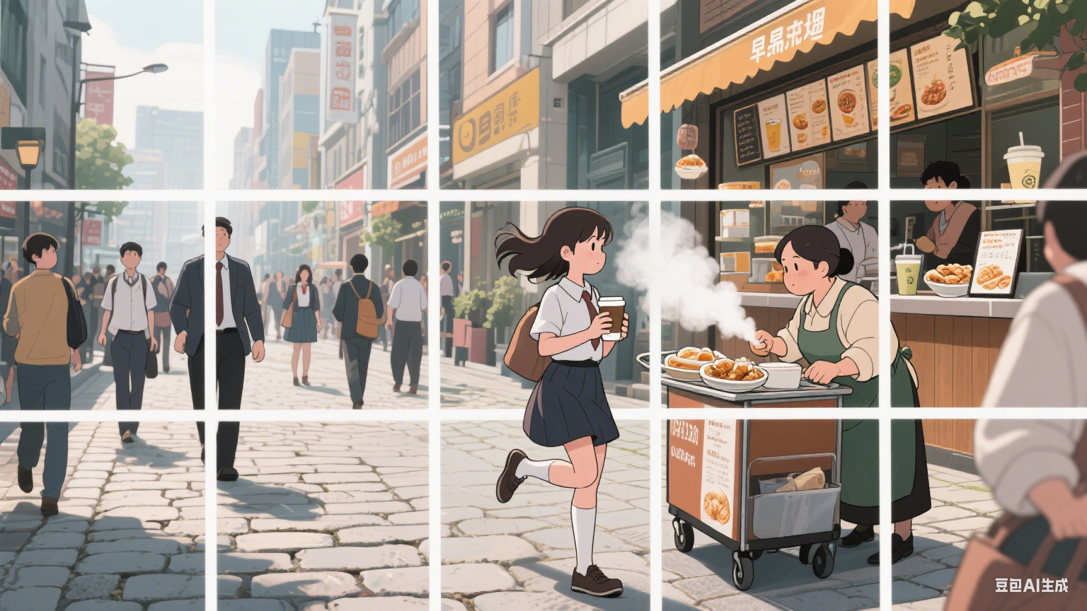 霓虹织就的人间剧场：我与商业区的温柔絮语