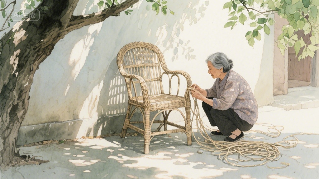 外婆的旧藤椅，藏着我半生的暖