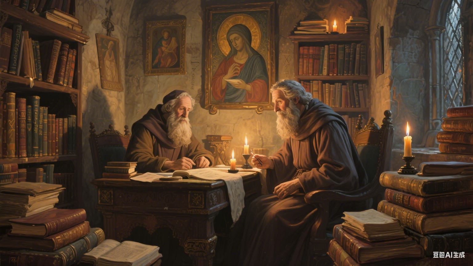 神性与理性的交织:中世纪哲学的思想之光