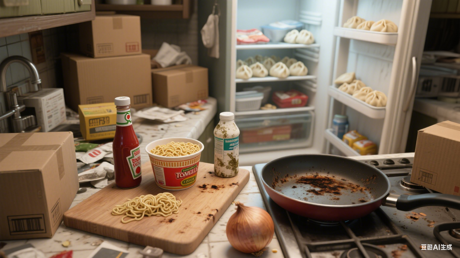 当代年轻人的外卖依赖症:我的厨房已沦为储物间