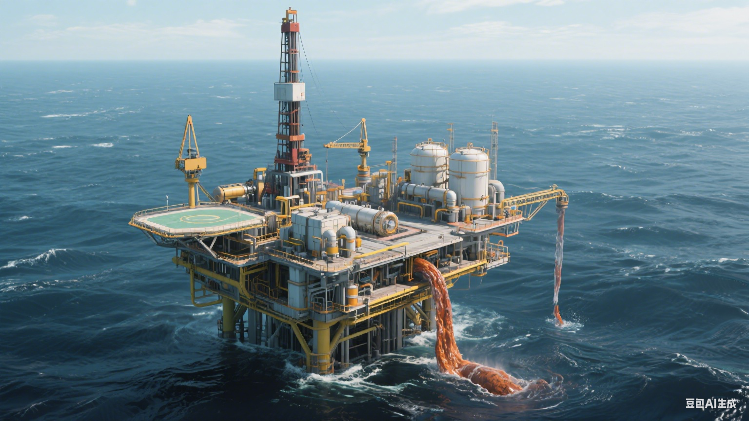 蓝色疆土上的钢铁堡垒：解密海洋平台的奥秘