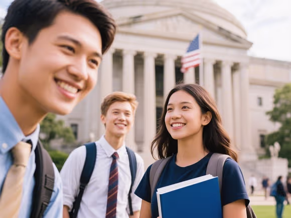 美国有出国留学的吗