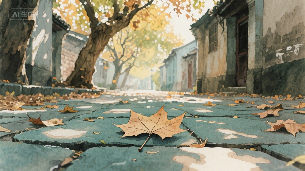 梧桐叶上的时光信笺