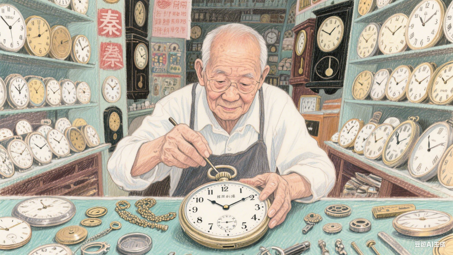 老钟表店的秘密