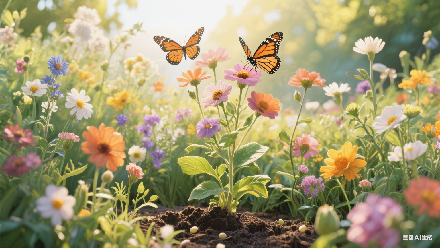 花影流转：自然的诗与生活的韵