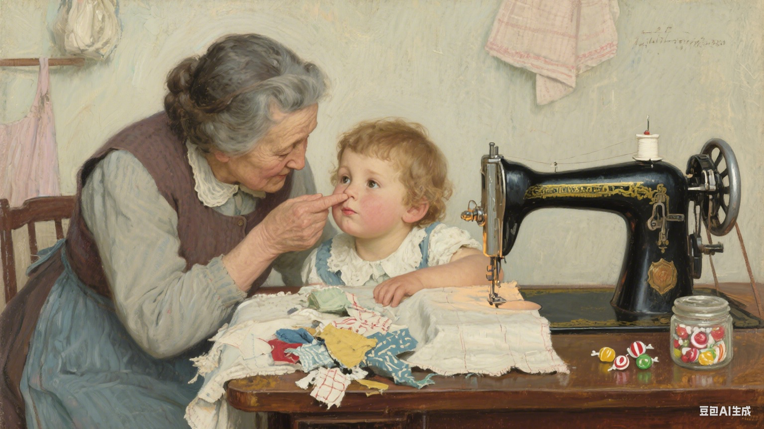 缝纫机上的时光，藏着外婆未说尽的温柔