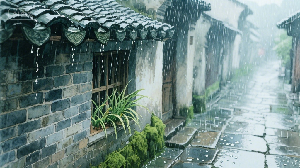 雨的絮语：漫过时光褶皱的清凉