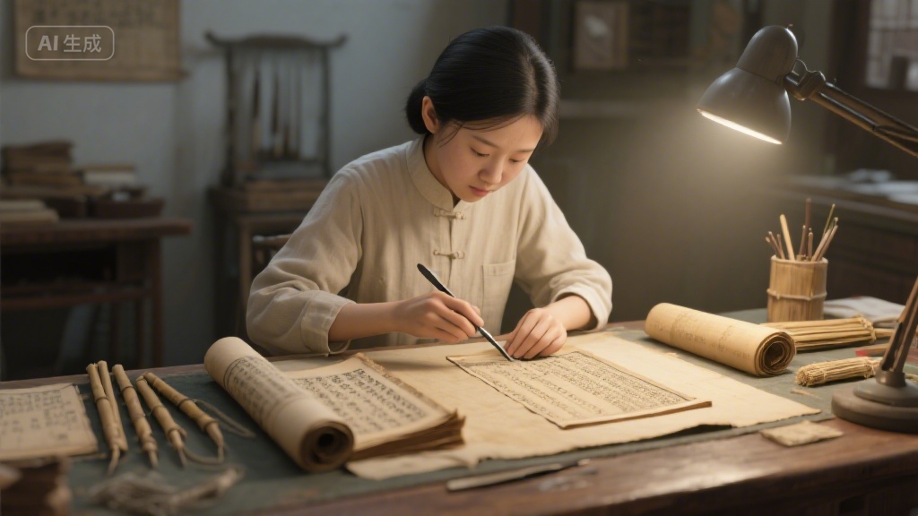 古籍修复师：在时光褶皱里守护文明火种