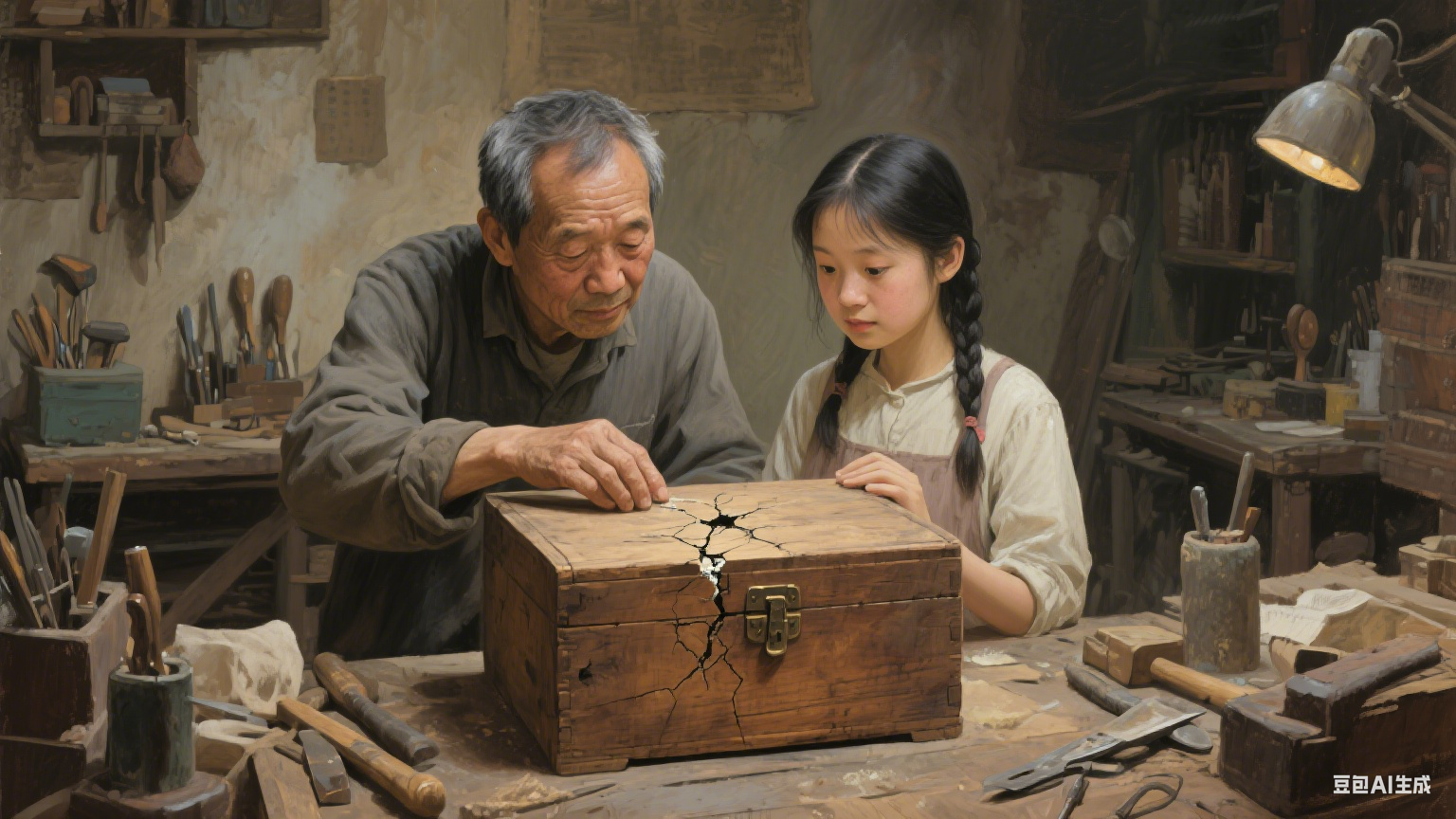 木盒里的时光碎片