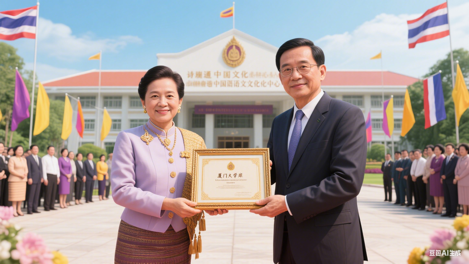 太后大学孔子学院成立 20 周年 中泰共建教育实践基地