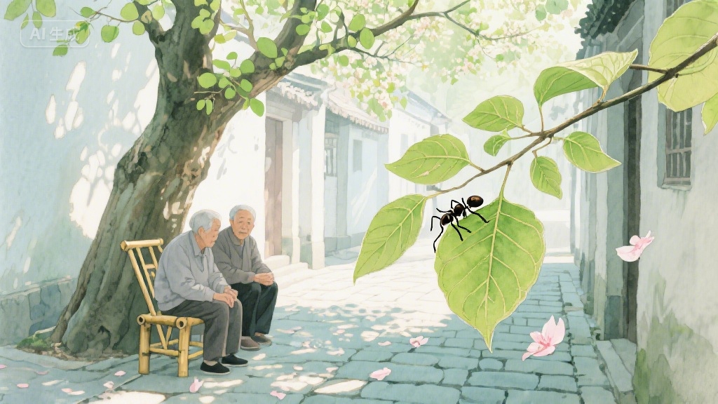 梧桐叶上的时光信笺