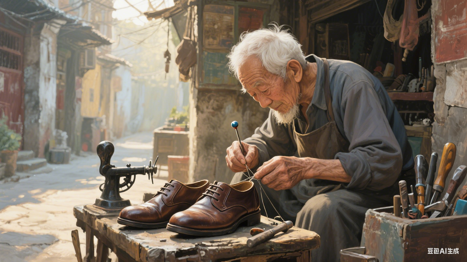 墨色里的光痕：肯定句织就的生命锦缎