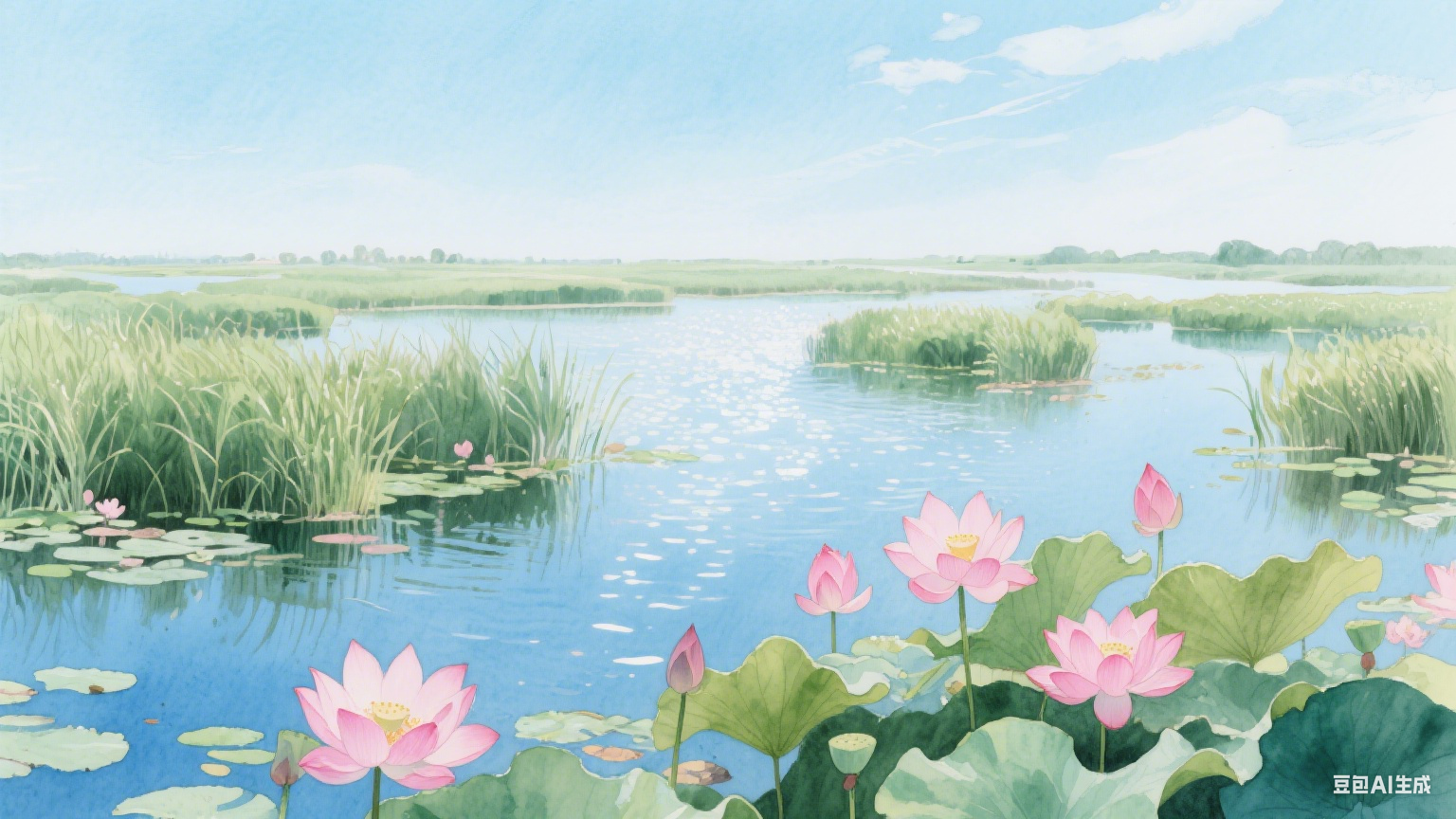 荷风漾淀：解码荷花淀派的诗意乡土世界