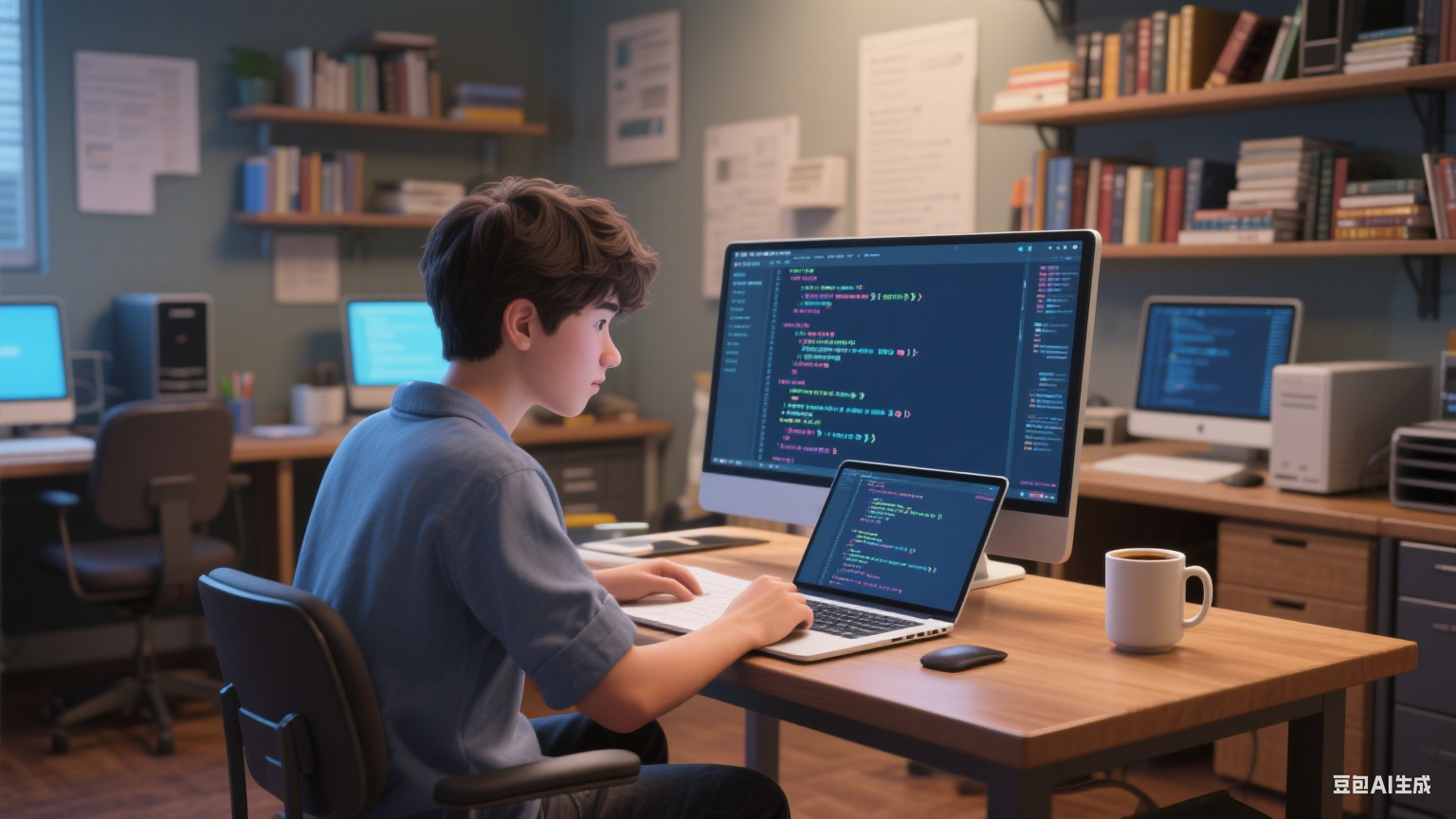 代码织就的星辰:编程学习里的昼夜与心流