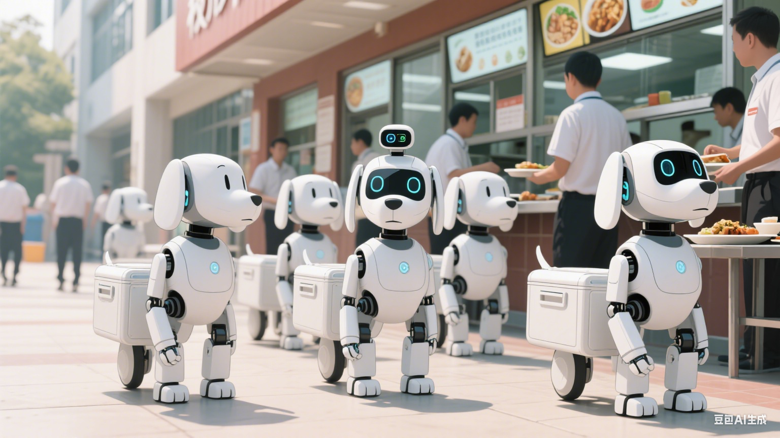 机器狗送饭：智慧生活中的温暖新选择