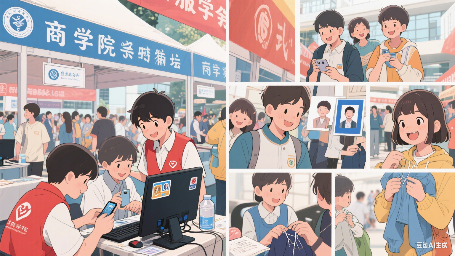 临港商学院开展 “校园便民服务月” 活动 贴心服务师生