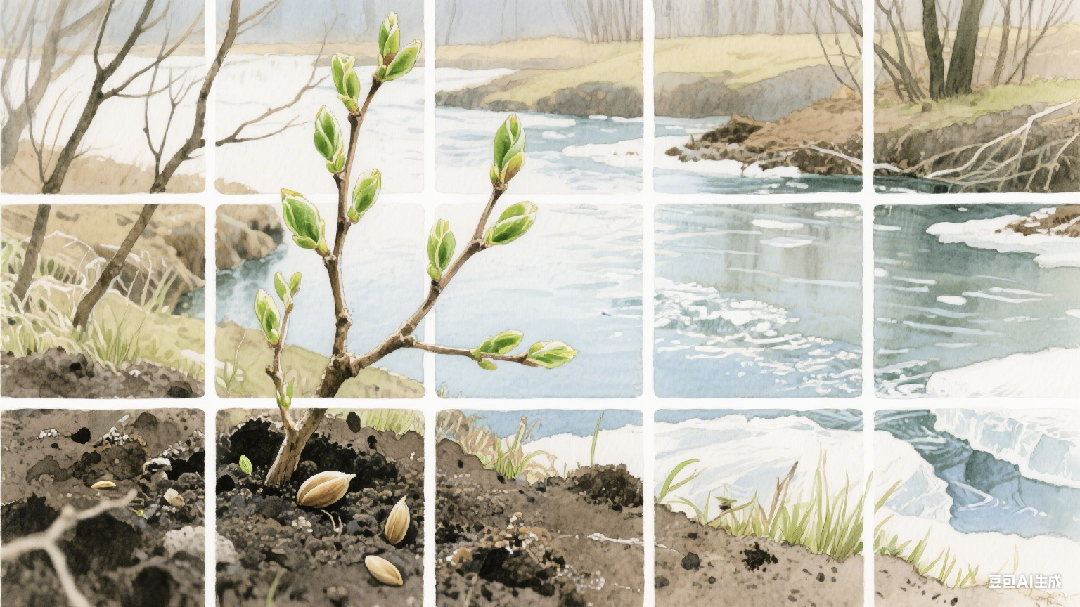 四季轮转：自然节律的庄严叙事