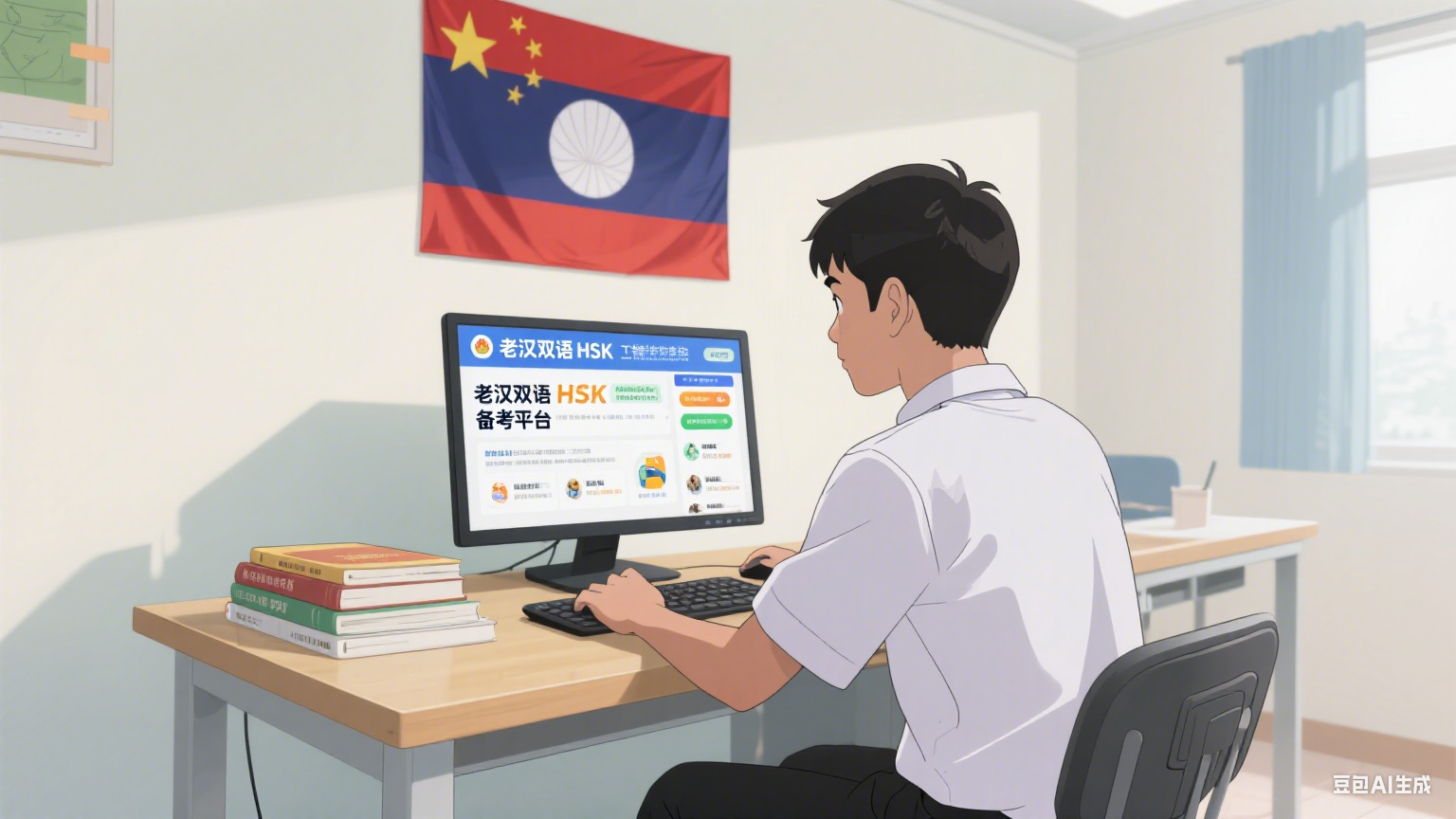 老挝国立大学孔院 HSK 考试对接中老产能合作 中文成绩成就业硬通货