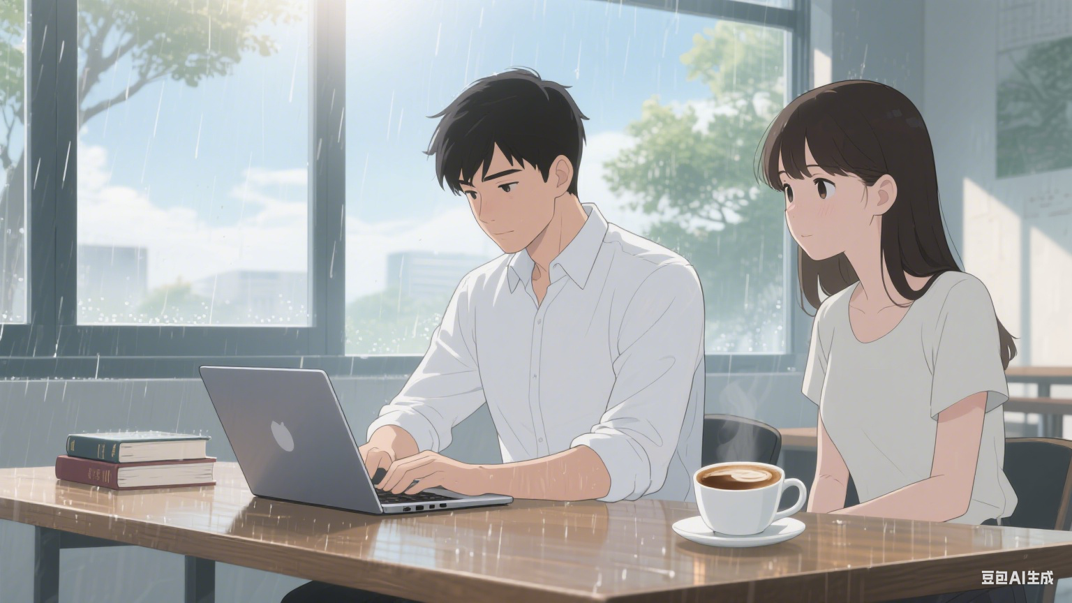 咖啡香里的遇见