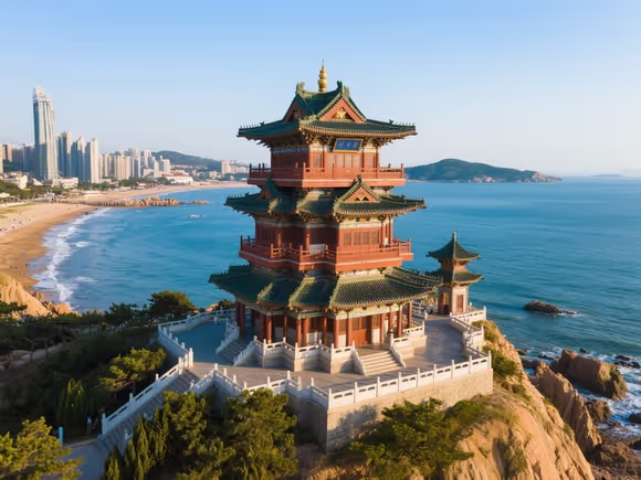 山东烟台有什么楼阁景点