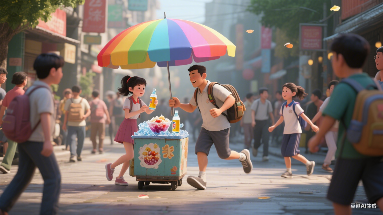 夜市里的烟火人间