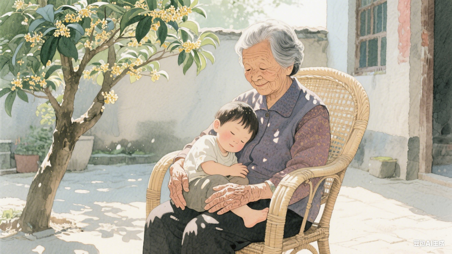 外婆的老藤椅，藏着我半生的暖