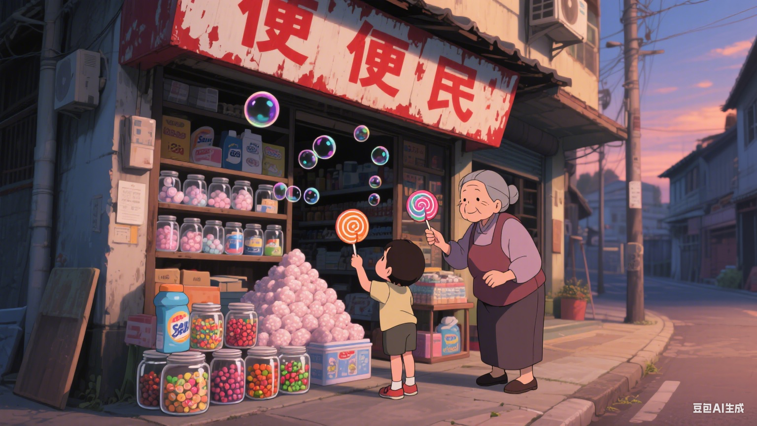 巷尾灯盏下的寻常日子