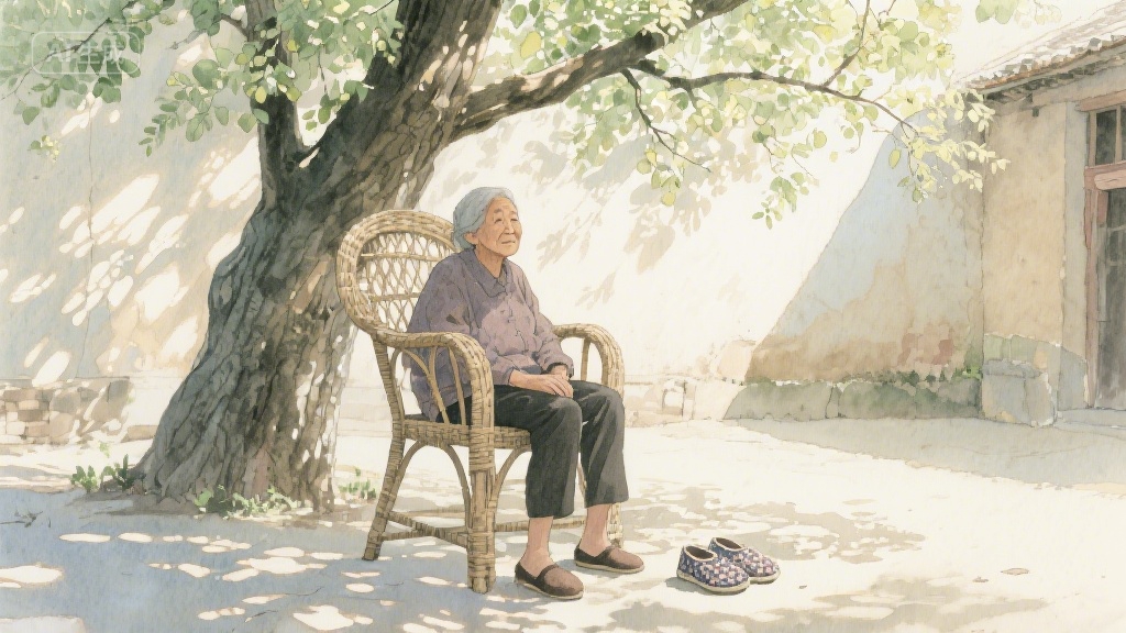 外婆的老藤椅，藏着我半生的暖