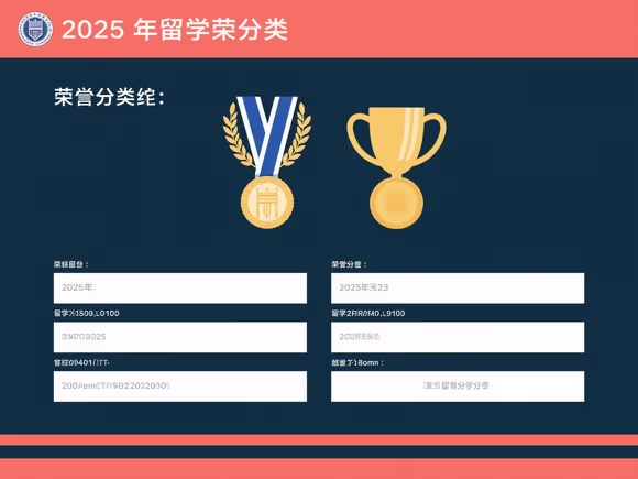 留学荣誉分类怎么填写