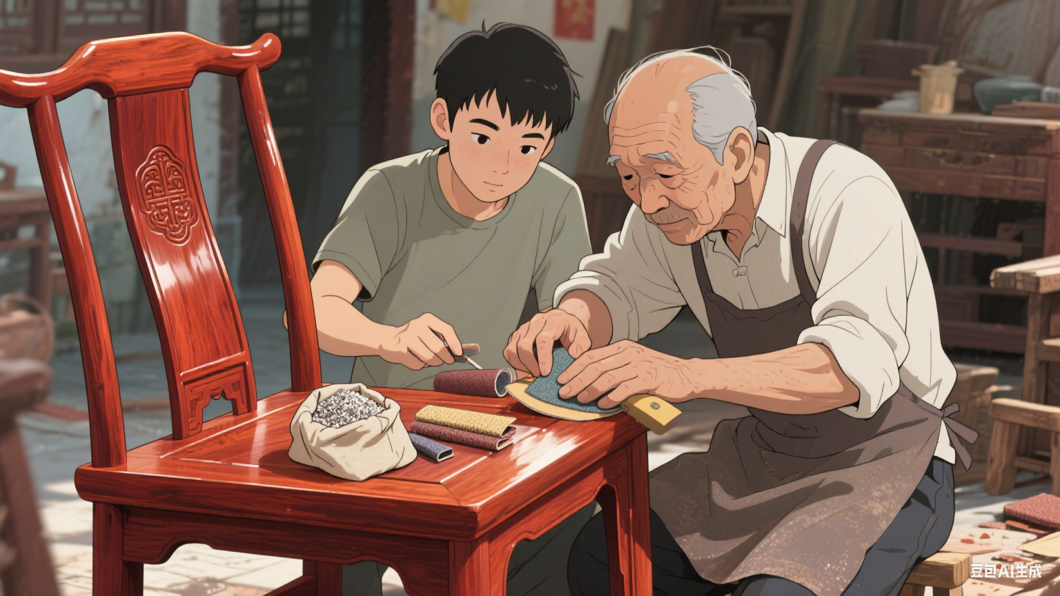 老匠人陈师傅与抛光材料的不解之缘