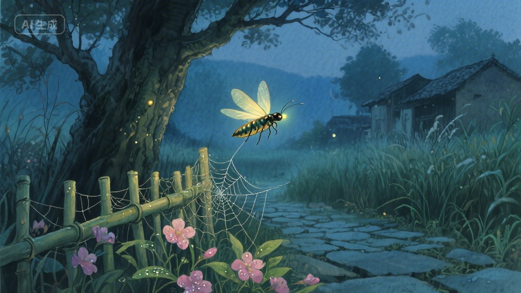 流萤渡夏：藏在微光里的时光絮语