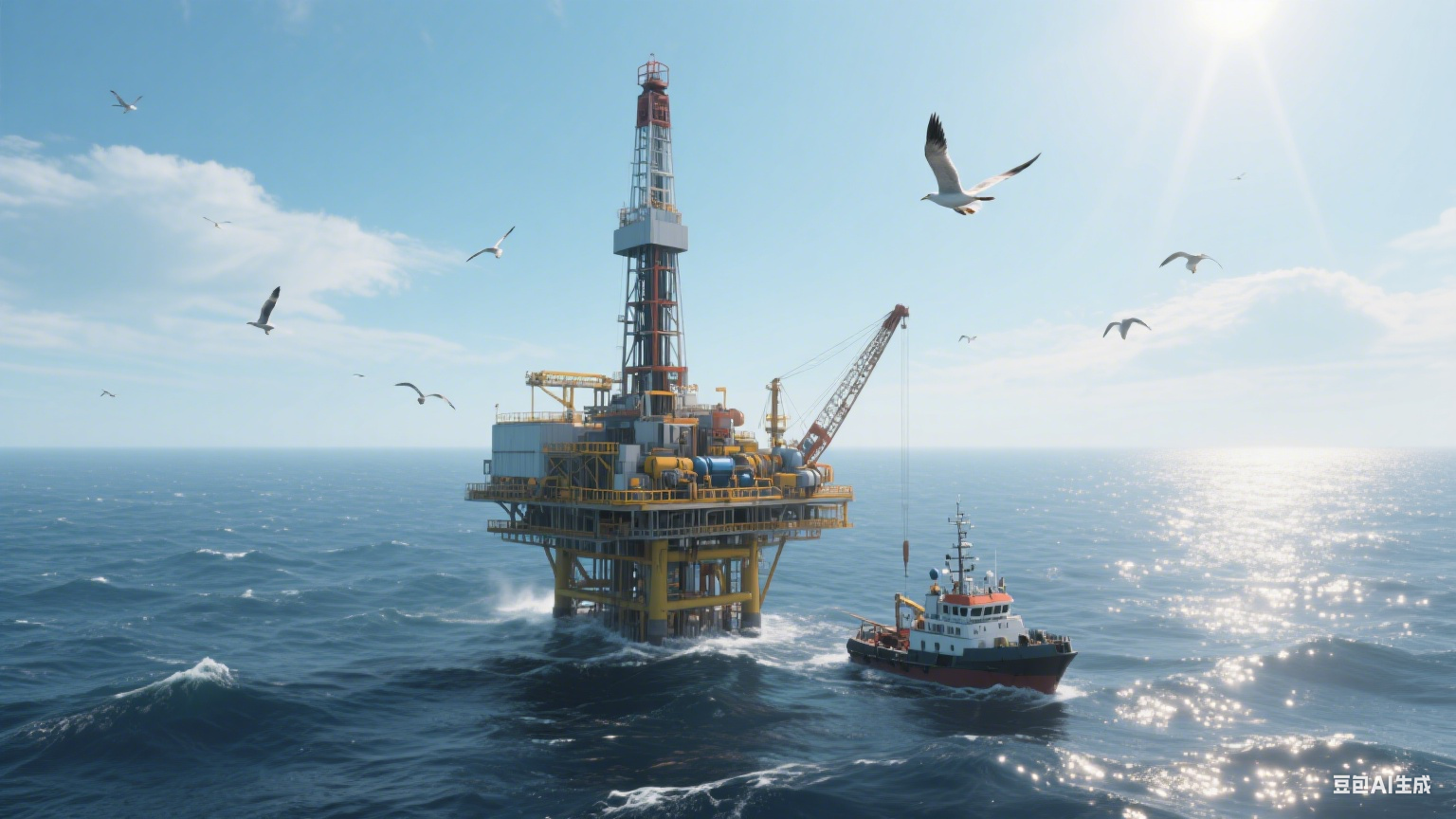 蓝色疆域下的能源探索：海洋油气开发的奥秘与挑战