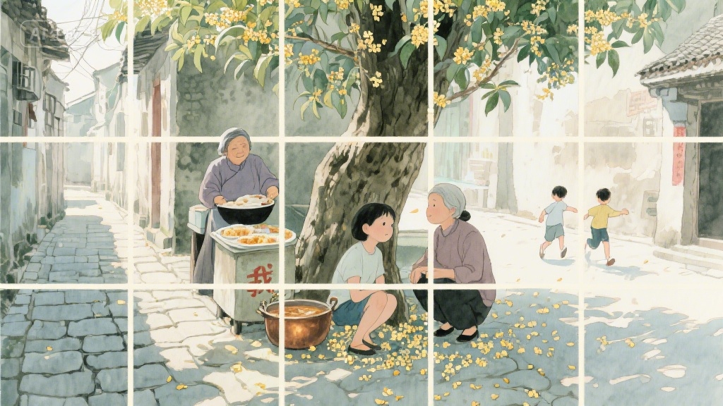 桂花落时，人间已满径清香