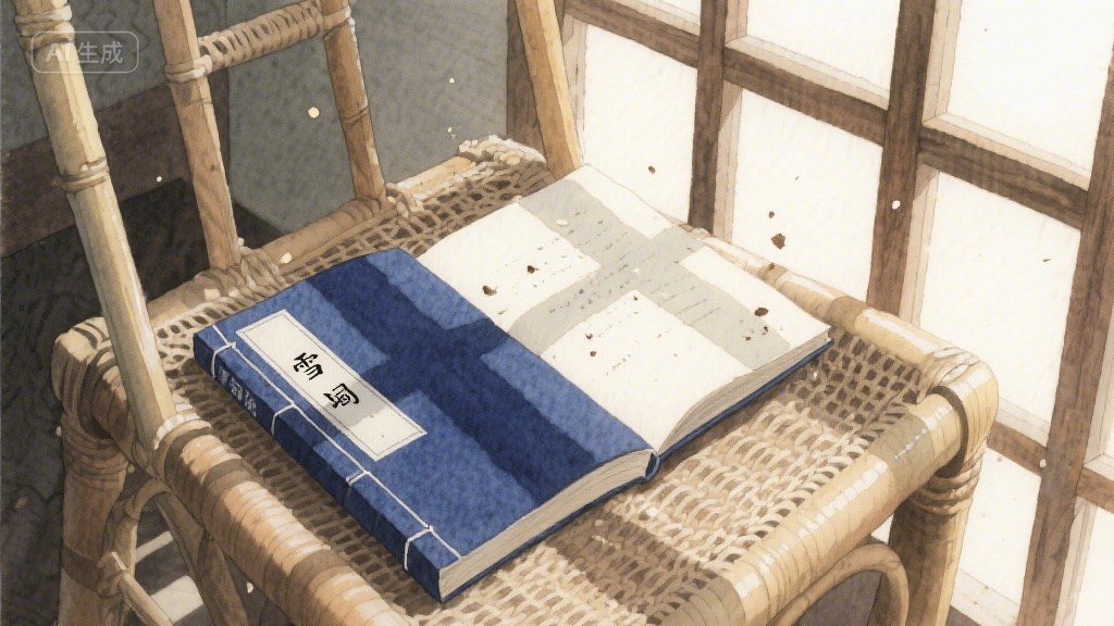 旧书褶皱里的时光信笺