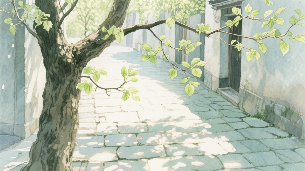 梧桐叶上的时光信笺