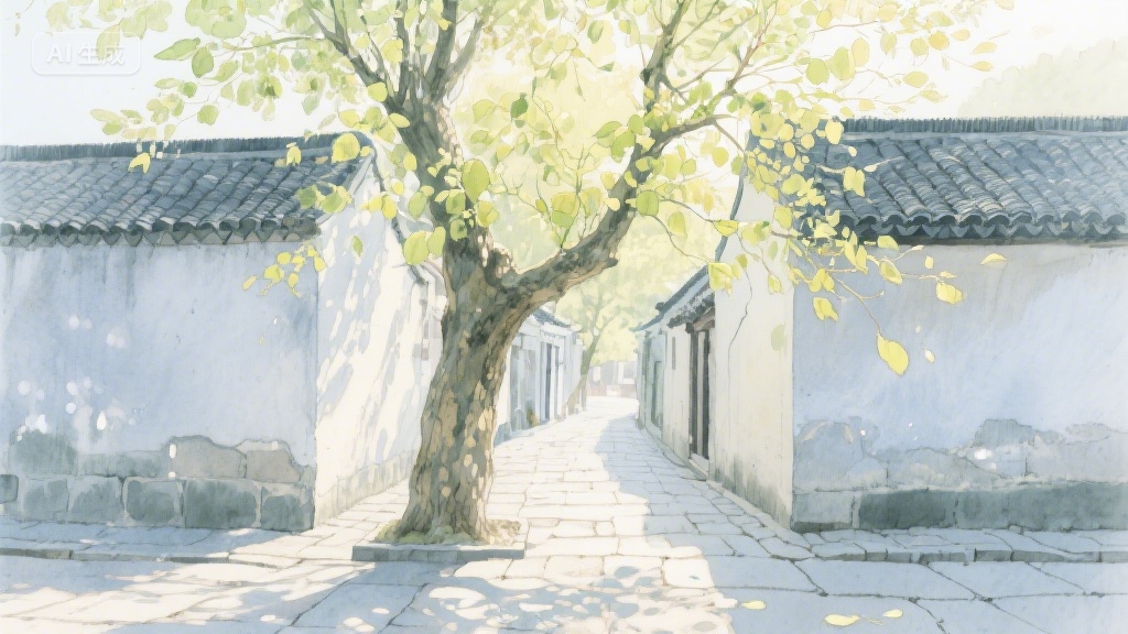 梧桐叶上的时光信笺