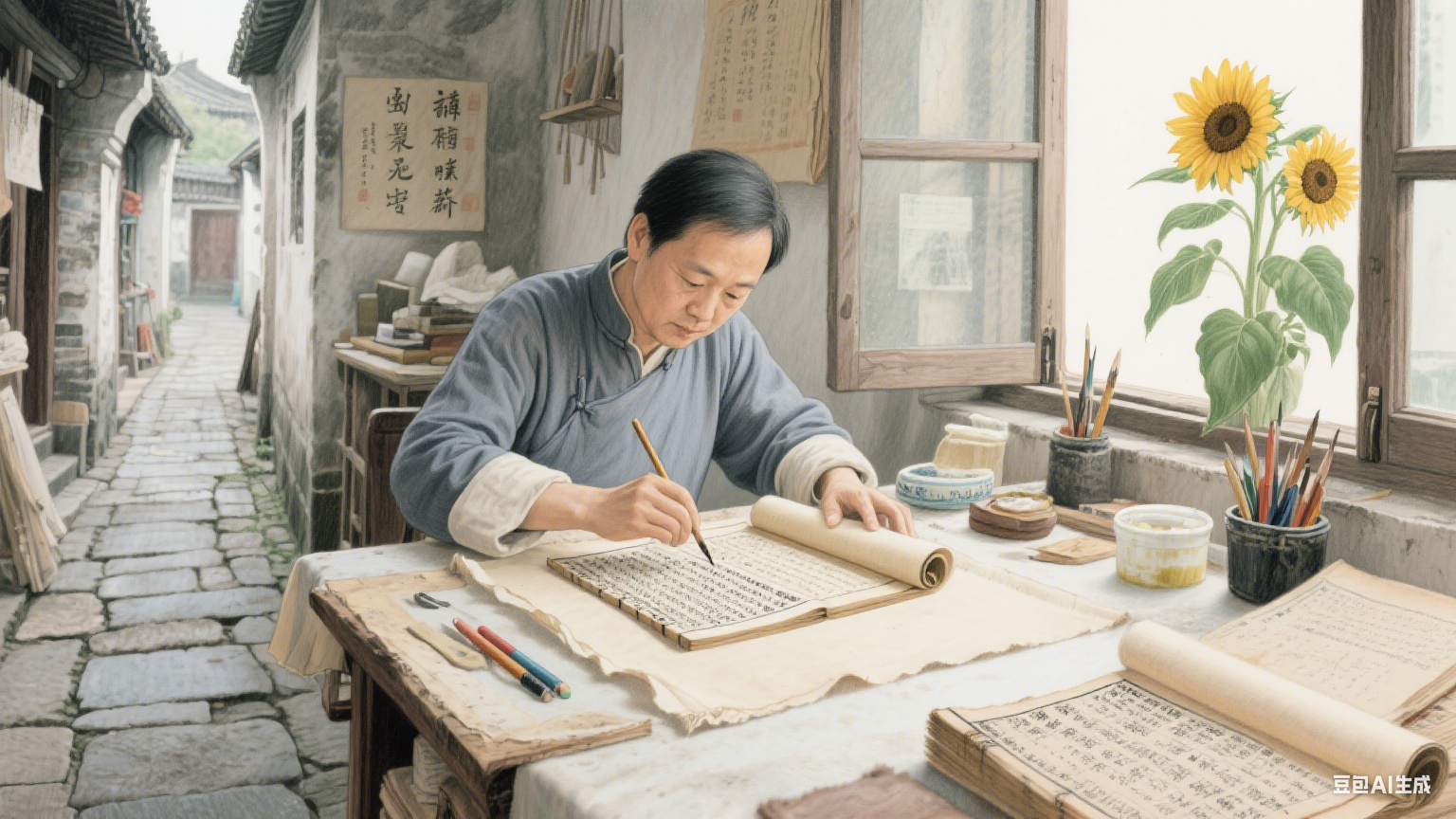 墨痕里的哲思：一位古籍修复师的当代叩问